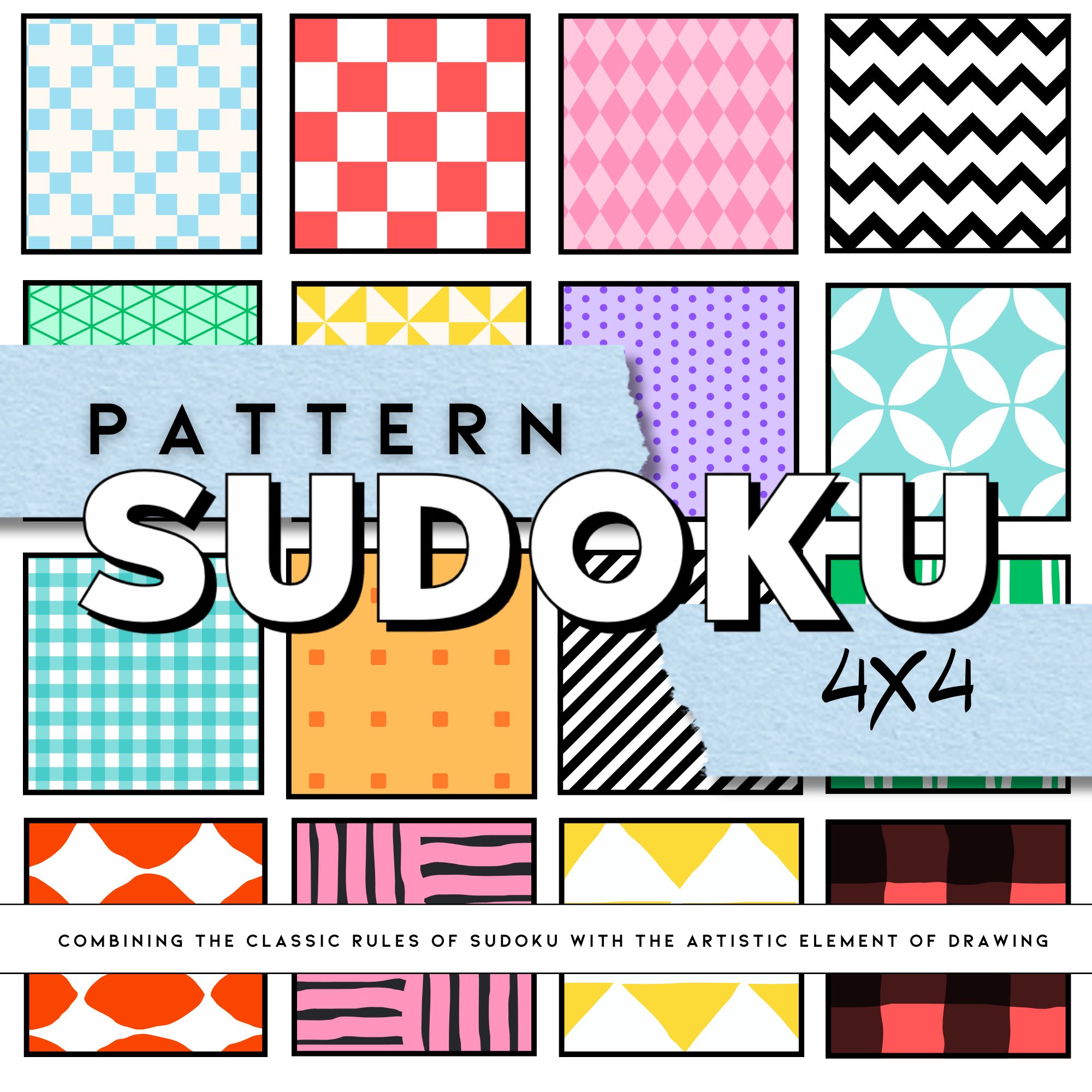 4X4 Pattern Sudoku puzzle book