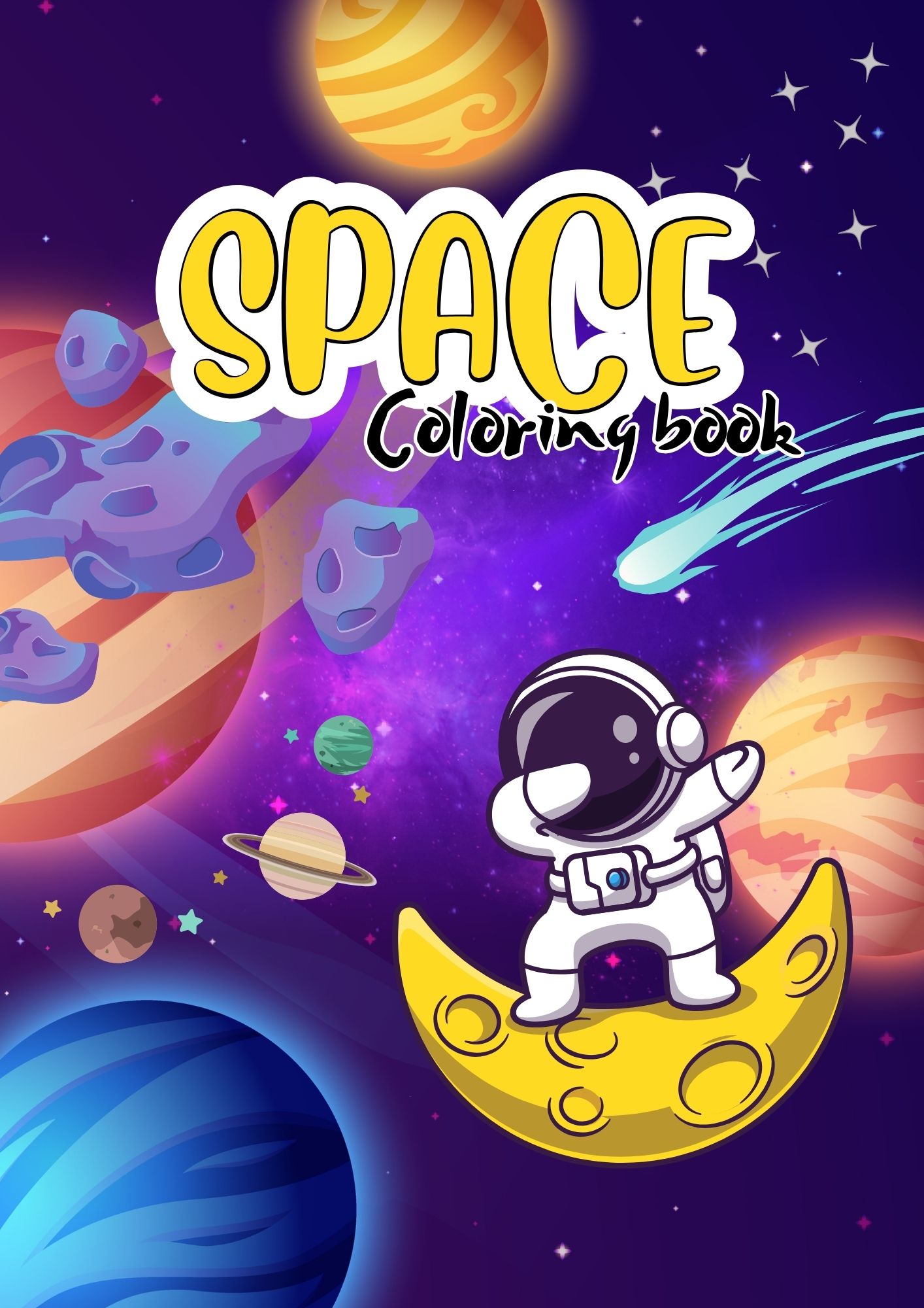 Space coloring book