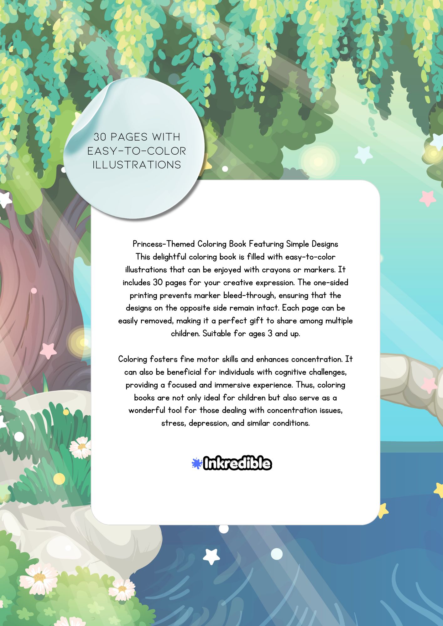 Princess coloring book - Image 5