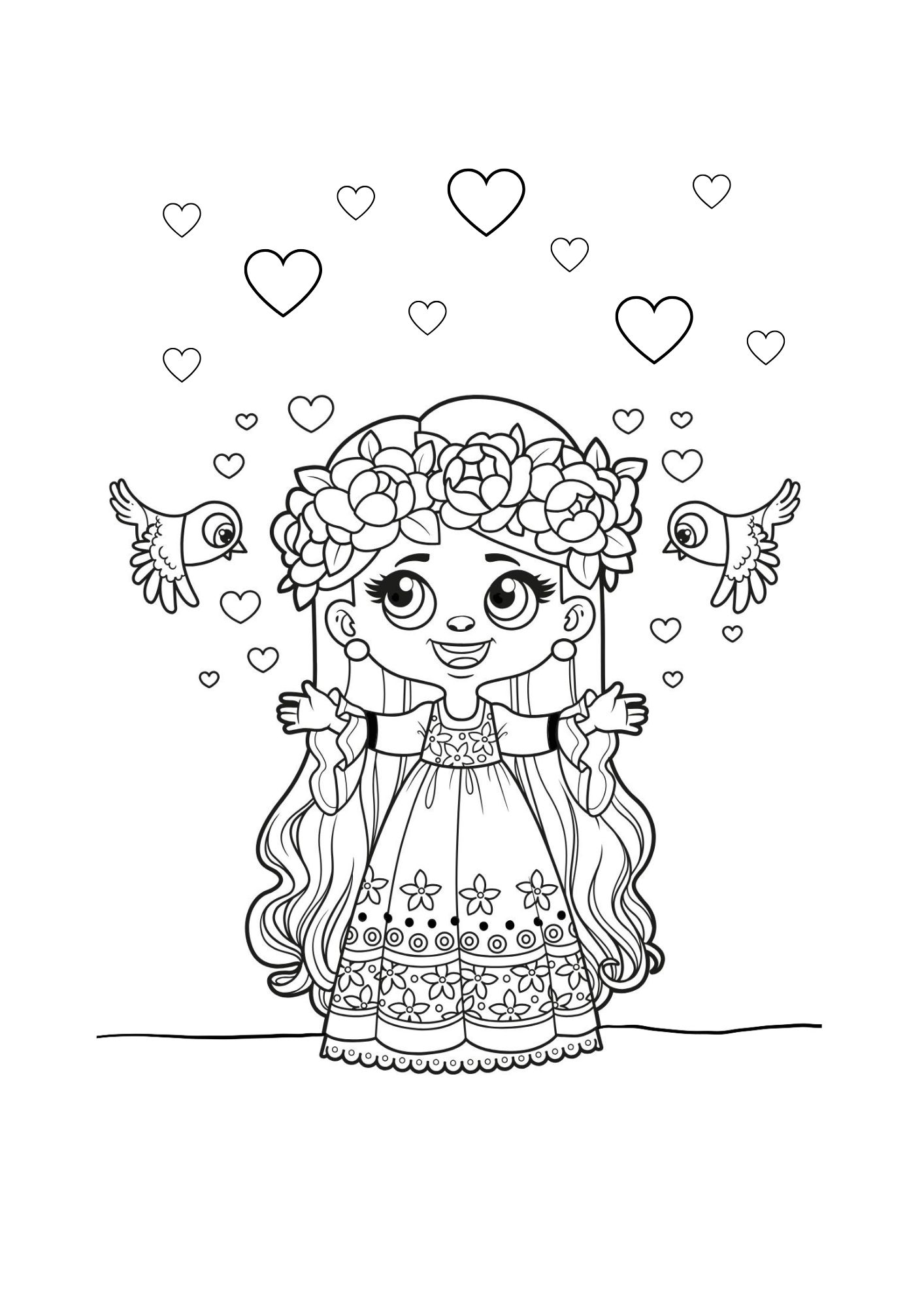 Princess coloring book - Image 4
