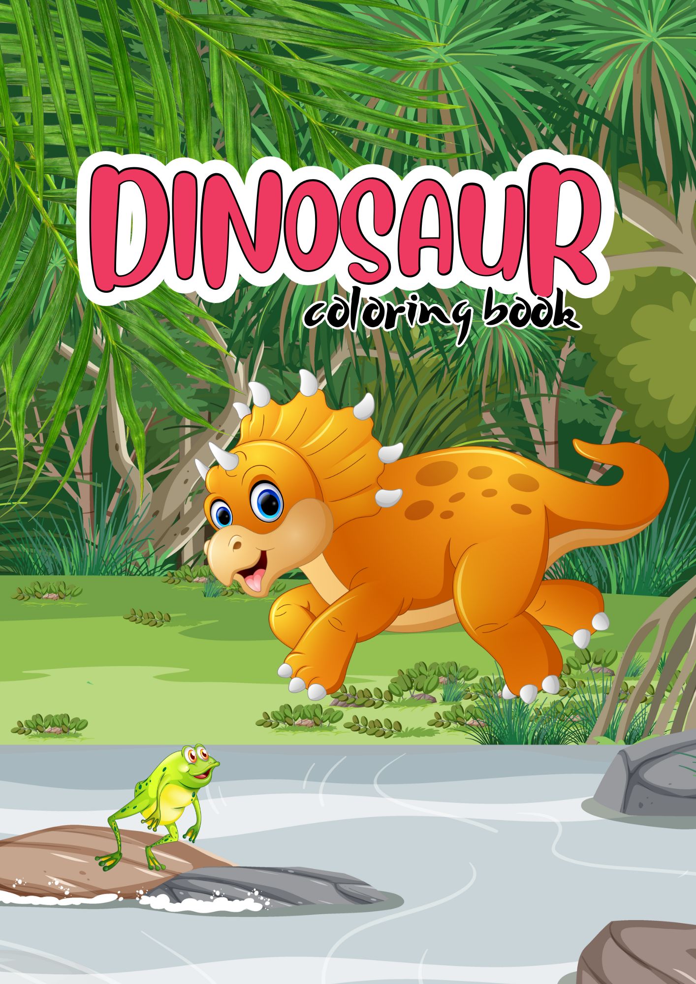 Dinosaur coloring book