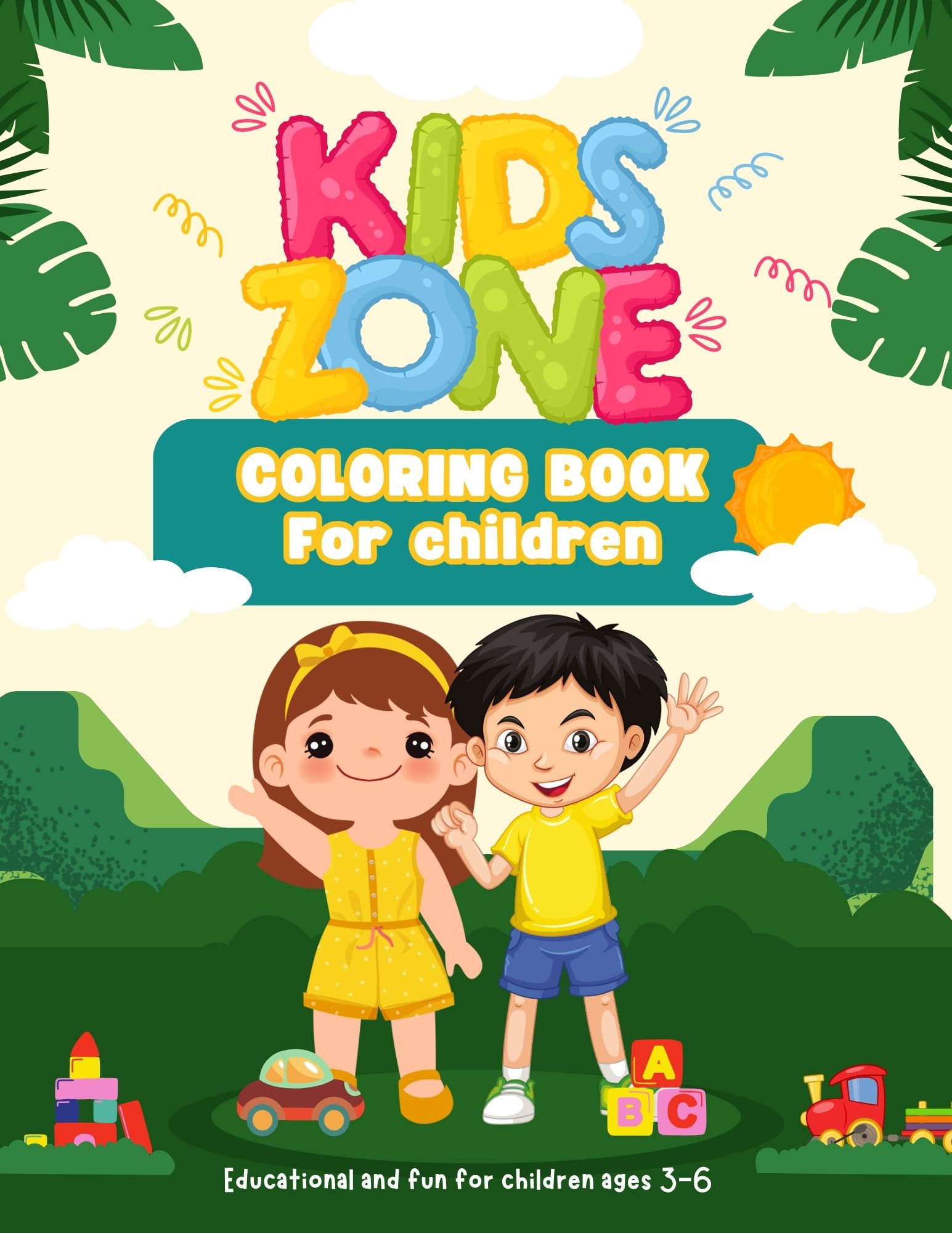 Kids Zone: Educational Coloring Book for Creative Young Learners