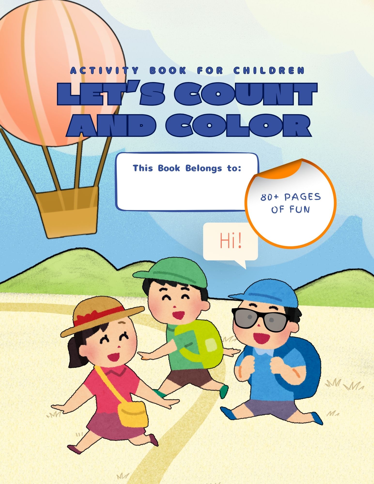 Let’s Count and Color: Fun Numbers Activity Book by Isla Bébé